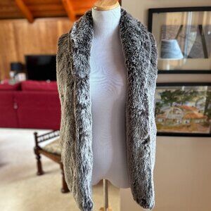 STEVE MADDEN Brown Faux Fur Vest – S